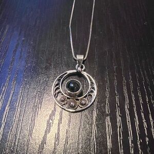 Elegant Silver Pendant Necklace